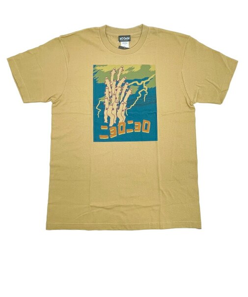 ムーミン ニョロニョロ 半袖Tシャツ ベージュ アパレル MOOMIN