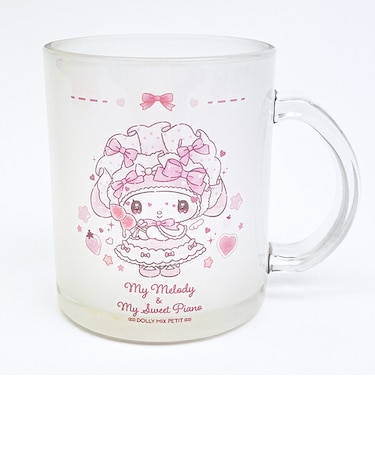 サンリオ マイメロディ × マイスウィートピアノ ガラスマグカップ コップ どーりーみっくすプチシリーズ Sanrio