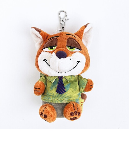 ディズニー ズートピア ニック ぬいぐるみリールキーカバー Disney