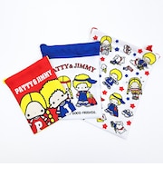 サンリオ パティ＆ジミー 3P巾着セット アクティブ シリーズ Sanrio