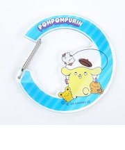 サンリオ ポムポムプリン アクリルカラビナ ブルー ユニーク 日本製 Sanrio