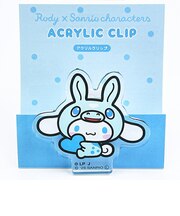 サンリオ シナモロール × ロディ アクリルクリップ シナモン 日本製 文具