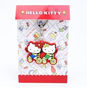 サンリオ ハローキティ ラバーキーホルダー アクティブ シリーズ (レッド) Sanrio