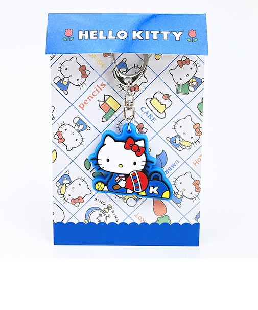 サンリオ ハローキティ ラバーキーホルダー アクティブ シリーズ (ブルー) Sanrio