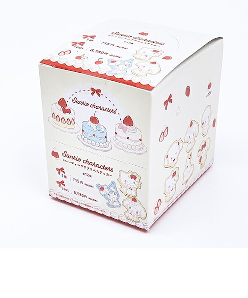 サンリオキャラクターズ トレーディングアクリルステッカー 全12種 コンプリートBOX スウィートケーキ 日本製 Sanrio