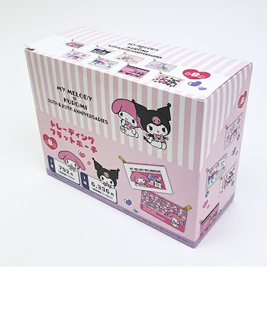 サンリオ マイメロディ 50th ＆クロミ 20th トレーディングフラットポーチ 全8種 コンプリートBOX Sanrio