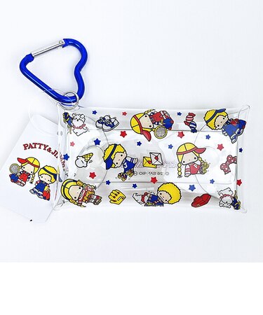 サンリオ パティ&ジミー クリアマルチケース(S) アクティブ シリーズ 日本製 Sanrio
