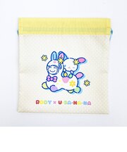 サンリオ ウサハナ × ロディ 巾着(M) (イエロー) 日本製 Sanrio