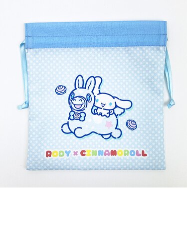 サンリオ シナモロール × ロディ 巾着(M) (ブルー) シナモン 日本製 Sanrio