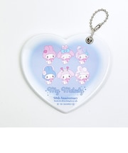 サンリオ マイメロディ 50th ハート型スライドミラー 整列 ガーリーポップハート Sanrio