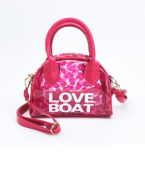 LOVEBOAT(ラブボート) クリアショルダーバッグ ピンク レオパード
