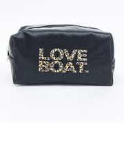 LOVEBOAT(ラブボート) サテンポーチ ブラック