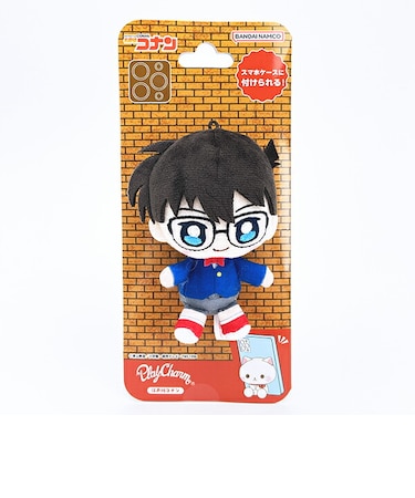 名探偵コナン 江戸川コナン PlayCharm  ぬいぐるみ スマホ用品