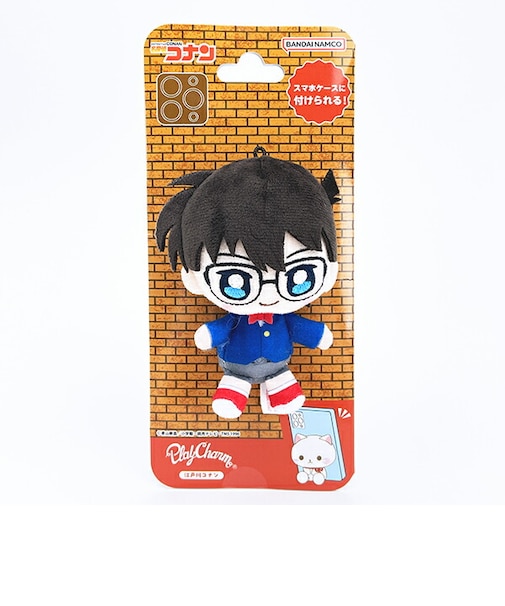 名探偵コナン 江戸川コナン PlayCharm  ぬいぐるみ スマホ用品