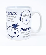 スヌーピー マグカップ ファニーフェイス ネイビー コップ SNOOPY