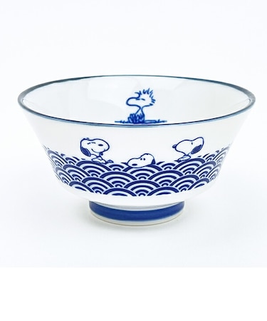 スヌーピー 飯椀 美濃焼 浪 JAPANESE STYLE 食器 茶碗 日本製 SNOOPY