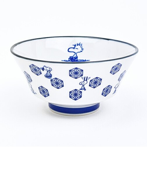 スヌーピー 飯椀 美濃焼 麻の葉 JAPANESE STYLE 食器 茶碗 日本製 SNOOPY