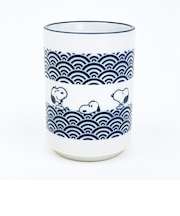 スヌーピー 湯のみ 美濃焼 浪 JAPANESE STYLE コップ 日本製 SNOOPY