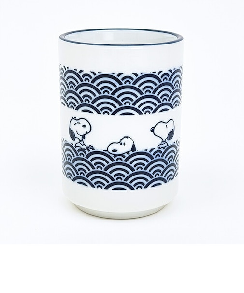 スヌーピー 湯のみ 美濃焼 浪 JAPANESE STYLE コップ 日本製 SNOOPY