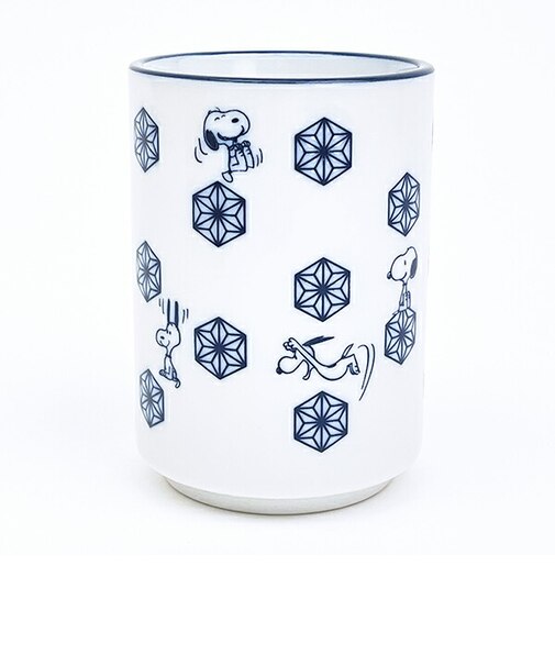 スヌーピー 湯のみ 美濃焼 麻の葉 JAPANESE STYLE コップ 日本製 SNOOPY