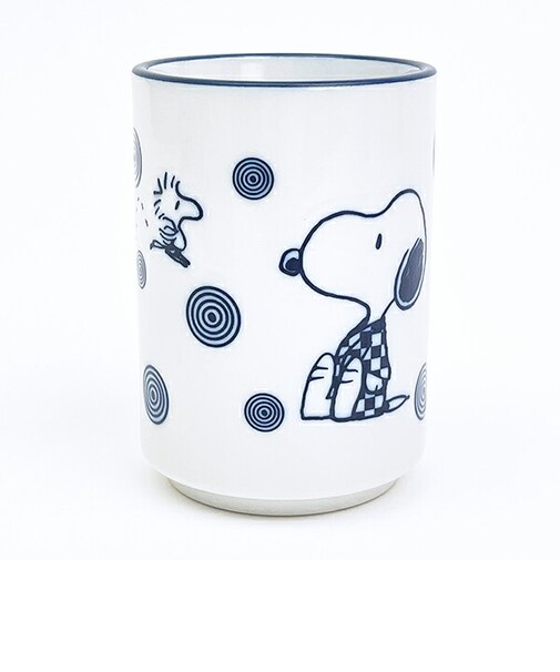 スヌーピー 湯のみ 美濃焼 波 JAPANESE STYLE コップ 日本製 SNOOPY