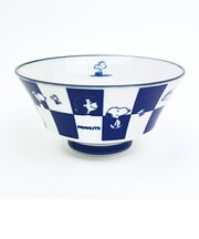 スヌーピー どんぶり美濃焼 市松 大 JAPANESE STYLE 食器 日本製 SNOOPY