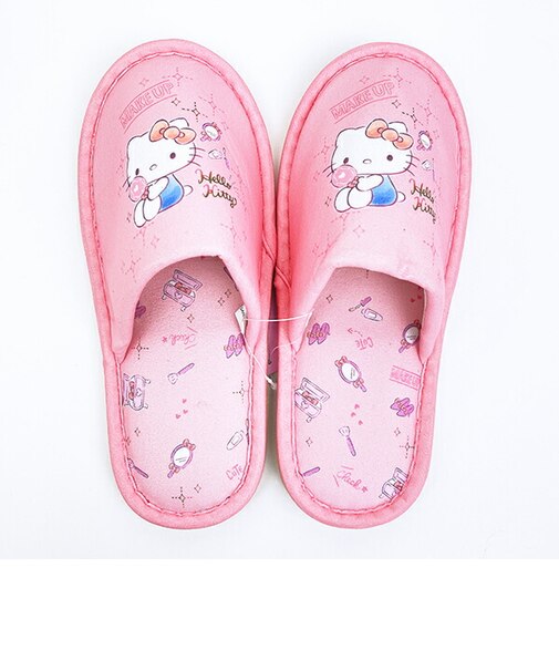 サンリオ ハローキティ スリッパ キラキラメイクアップ Sanrio