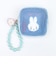 ミッフィー miffy なきがお ミニポーチ (ブルー) ビジューシリーズ