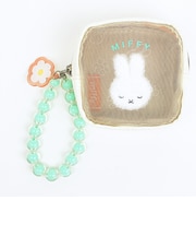 ミッフィー miffy おやすみ ミニポーチ (イエロー) ビジューシリーズ