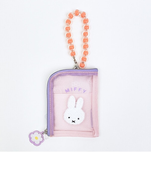 ミッフィー miffy おかお デイリーポーチ (ピンク) ビジューシリーズ