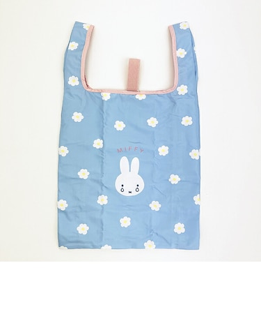 ミッフィー miffy エコバッグ(M) ブルー ビジューシリーズ