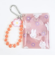 ミッフィー miffy おかお クリアマルチポーチ (ピンク) ビジューシリーズ
