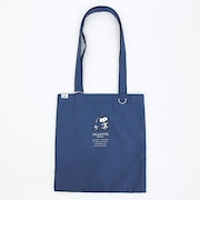 スヌーピー スマートトートバッグ ネイビー tidy SNOOPY