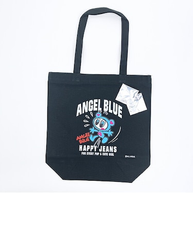 ナルミヤキャラクターズ エンジェルブルー (Angel Blue)  トートバッグ(HAPPYJEANS/ブラック)