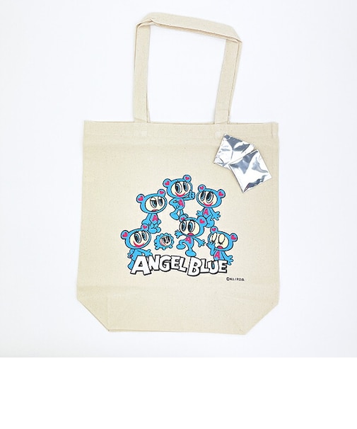 ナルミヤキャラクターズ エンジェルブルー (Angel Blue) ナカムラくん トートバッグ(大量/ナチュラル)