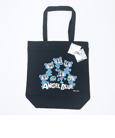ナルミヤキャラクターズ エンジェルブルー (Angel Blue) ナカムラくん トートバッグ(大量/ブラック)