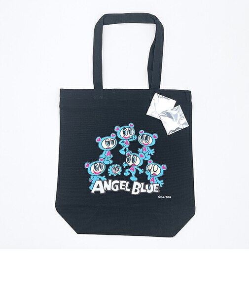 ナルミヤキャラクターズ エンジェルブルー (Angel Blue) ナカムラくん トートバッグ(大量/ブラック)