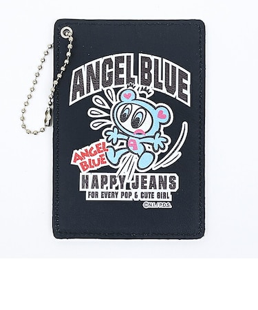 ナルミヤキャラクターズ エンジェルブルー (Angel Blue)  1ポケットパスケース(本革/HAPPYJEANS)