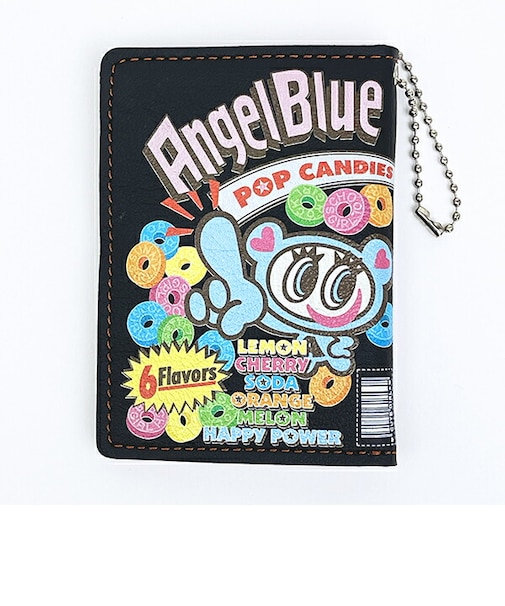 ナルミヤキャラクターズ エンジェルブルー (Angel Blue) ナカムラくん 2つ折りパスケース(本革/6Flavors)