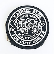 ナルミヤキャラクターズ エンジェルブルー (Angel Blue) ナカムラくん ハナちゃん 丸形コインケース(本革)