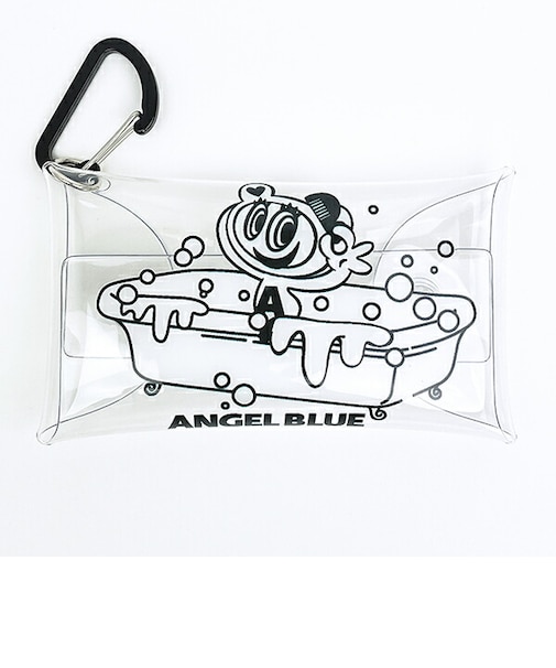 ナルミヤキャラクターズ エンジェルブルー (Angel Blue) ナカムラくん PVCクリアポーチ(バスタイム)