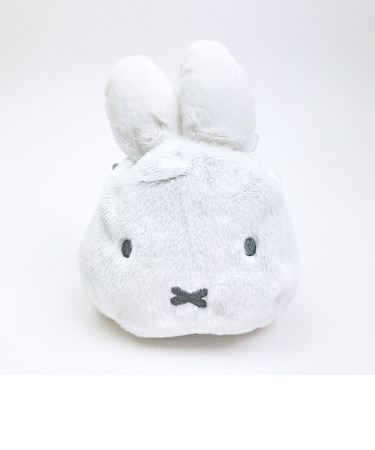 ミッフィー miffy まんまる巾着 (ホワイト) ふわふわシリーズ