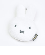 ミッフィー miffy フェイスパスケース (ホワイト) ふわふわシリーズ