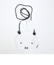 ミッフィー miffy サコッシュ ショルダーバッグ (ホワイト) ふわふわシリーズ