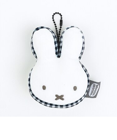 ミッフィー miffy mocchi-mocchi-Style マスコット (ブラック) ギンガムマスコットシリーズ