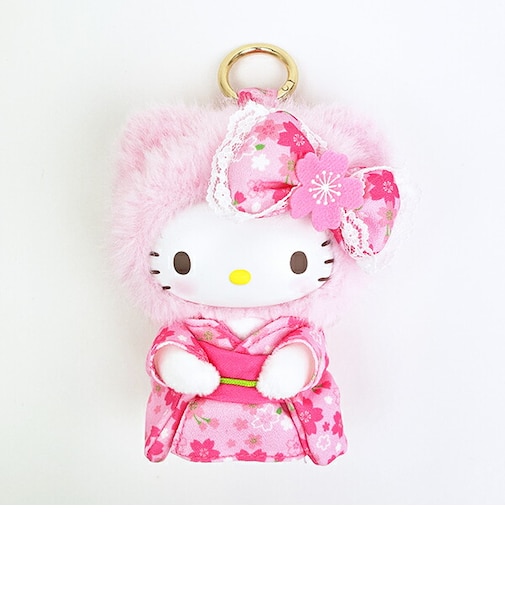 サンリオ ハローキティ ファインフェイスミニ 桜ベア マスコット Sanrio