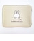ミッフィー miffy フラットポーチ ナチュラル ミッフィーフェイス トラベル