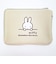 ミッフィー miffy フラットポーチ ナチュラル ミッフィーフェイス トラベル