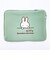 ミッフィー miffy フラットポーチ ミント ミッフィーフェイス トラベル