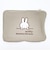 ミッフィー miffy フラットポーチ グレージュ ミッフィーフェイス トラベル